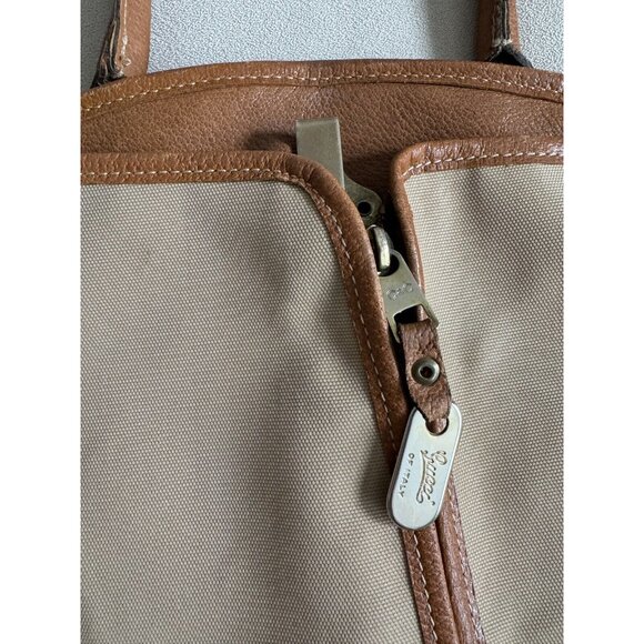 Vintage Gucci Garment Travel Bag W Hanger Brown - Picture 5 of 12